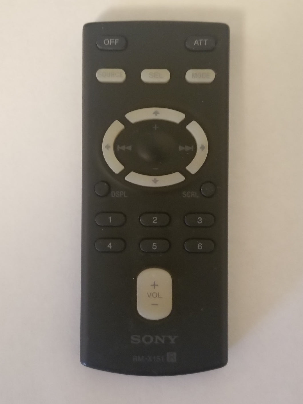 SONY RM-X151 Remote Control for car stereo or boat audio system