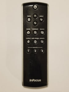 InFocus Play Big 3 Source Video Projector Remote Control