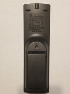 EUR7631190 Panasonic DVD Player Remote Control rear view