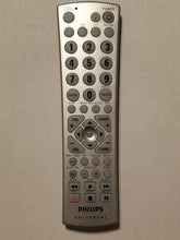 Philips Universal TV DVD VCR Sat Cbl Remote Control SRU2040/17 07/09 CL035A frontal view