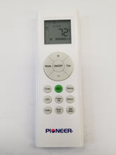 RG66B6/BGEFU1 Pioneer Air Conditioner Remote Control front view