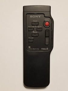 SONY VTR RMT-713 Video8 Video Camera Remote Control