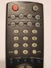 CLU-5724TSI Hitachi Remote Control for TV VCR top frontal view
