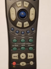CLU-5724TSI Hitachi Remote Control for TV VCR mid frontal view