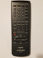 HS-U59 Mitsubishi VCRplus TV Remote Control frontal view