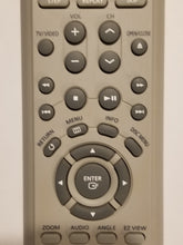 00038A Samsung DVD player Remote Control middle third frontal view