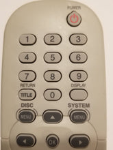 RC2K 314101790301 Magnavox Remote Control for DVD Player upper front view