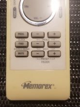 Mi1111 Memorex Stereo Radio Tuner Audio System Remote Control bottom front view