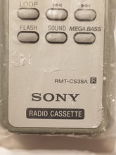 SONY RMT-CS38A Remote Control Radio Casette Player lower front view