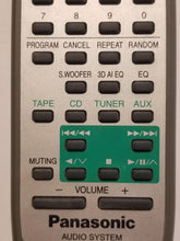 Panasonic RAK-CH944WK Remote Control 25 1200 F1E lower keypad view