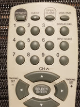 07660ET020 DVD player Video VCR Remote Control upper buttons