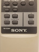 RM-SG9AV Sony CD Player Tape Raiod Stereo Audio Sytem Remote Control lower buttons view with model number