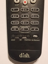 186217 Dish Network Satellite TV Remote Control 40.0 UHF2G lower buttons