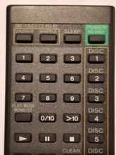 RMT-C777 SONY CD Player Changer Radio Cassette Tuner Remote Control top buttons