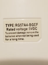 RG57A4/BGEF Air Conditioner Remote Control Midea