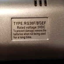 RG36F/BGEF Air Conditioner Remote Control for Cooper & Hunter and other brands model number plate