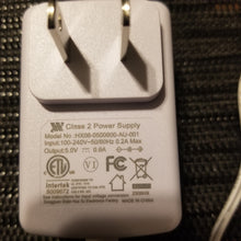 model number plate view of Hodik Weather Station Replacement AC Adapter HX06-0500600-AU-001 0.2A max 5.0V 0.6A 100-240V 50/60hz