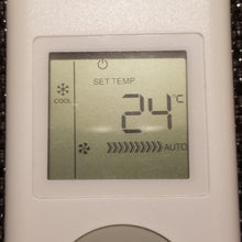 RG66A1/BGEF Pioneer Sevnille Air Conditioner Remote Control LCD Screen