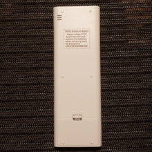 RG66A1/BGEF Pioneer Sevnille Air Conditioner Remote Control rear view