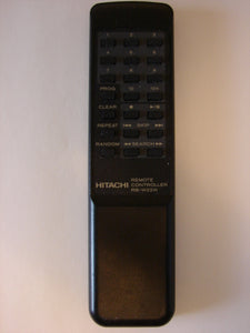 front image Hitachi RB-W22W Remote Control for CD Player