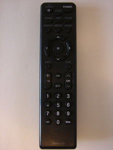image of front of the Zenith LG TV Remote Control AKB36157102