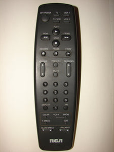 front view of RCA TV VCR Remote Control