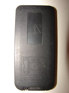 back view of GPX Remote Control CR2025