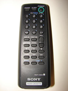 top image of the SONY Radio Casette Remote Control RMT-CS33
