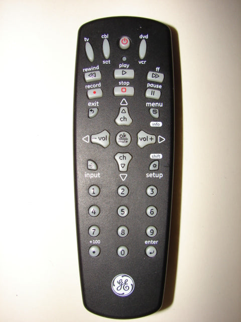 front view of GE Remote Control 24991-V2 1211