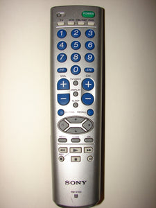 picture of the front of Sony TV Remote Control RM-V202