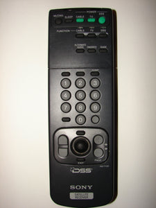 Sony Satellite Receiver DSS Remote Control RM-Y130 frontal view