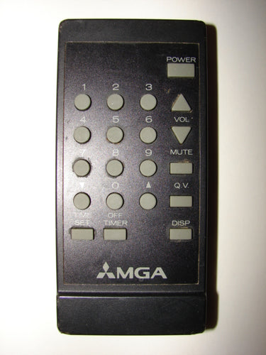 frontal view of MGA Mitsubishi TV Remote Control 939P204A1