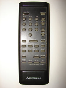 front side of Mitsubishi VCR TV Remote Control 939P245A1