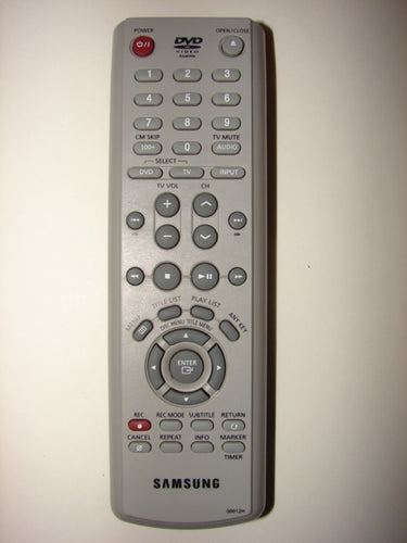 Samsung DVD player Remote Control 00011Y front image view