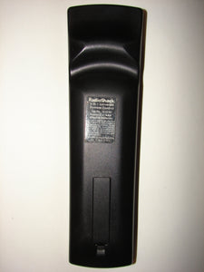 reverse view of the Radio Shack 3 in one TV DVD VCR Remote Control 15-2143