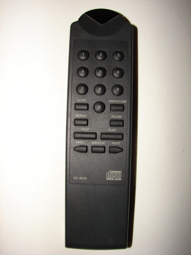 front view CD Player Remote Control RD 6835
