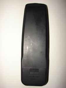 rear view of GE TV VCR Remote Control