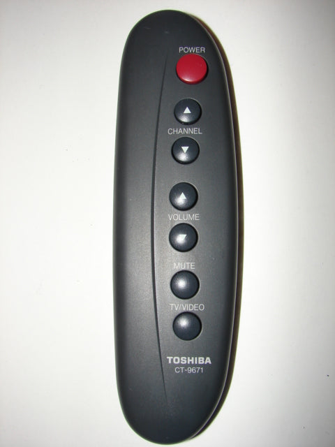 front side of the Toshiba TV Remote Control CT-9671 