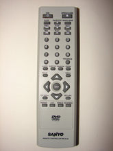 Sanyo DVD Player Remote Control RB-SL50 from the front