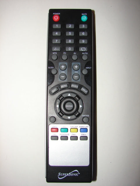 front of the Supersonic TV Remote Control