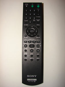 RMT-D185A Sony DVD Player Remote Control 85S08M 3-071-119 front view