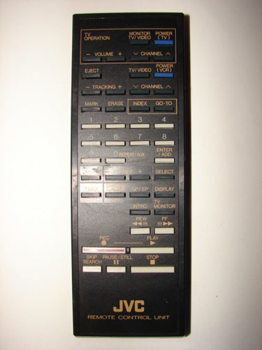 JVC TV VCR Remote Control Unit R03/AAA UM-4 PQ10544 UR52EC516/PQS1907 2 front view