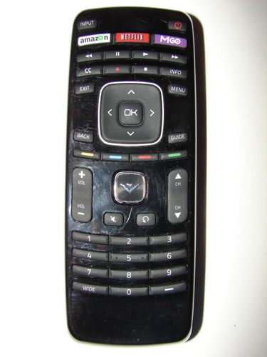 Vizio TV Flatscreen bigscreen Remote Control XRT112:00111200087 07-11-2013 front view
