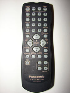 Panasonic TV VCR Cable DSS Universal Remote Control LSSQ0235 front view