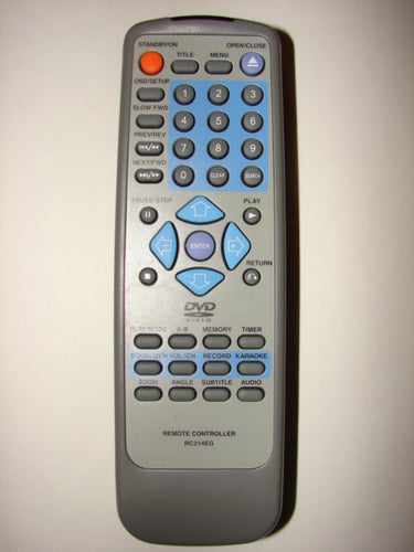 RC214EG DVD Player Remote Control top photo 1