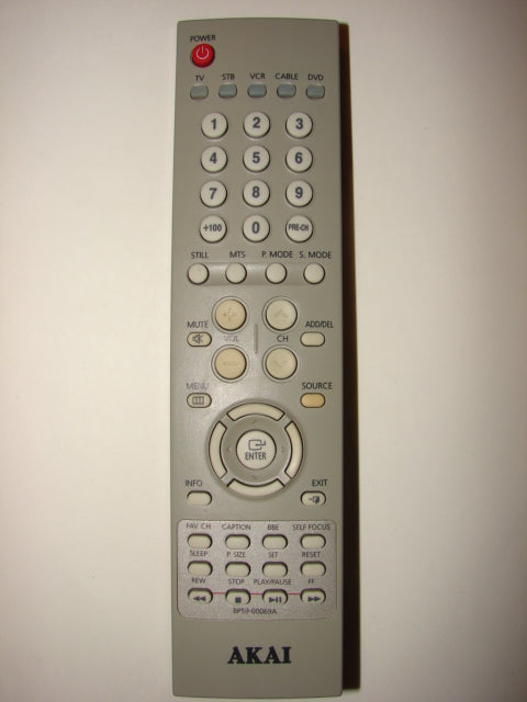 AKAI BP59-00069A DVD player Remote Control frontal image