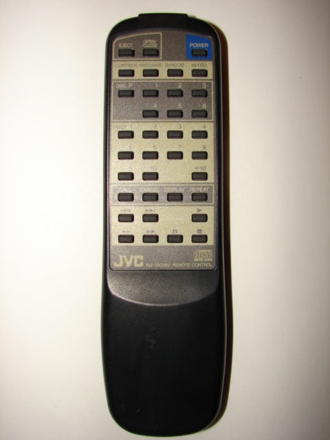 JVC RM-SX318U CD Player Remote Control 25 0764 top view