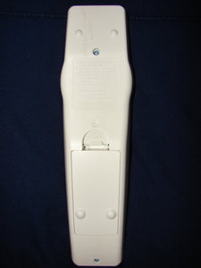 rear view of the Optimus Model 35 TV VCR Remote Control