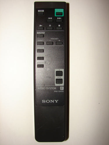 SONY RM-S455 Audio System Remote Control frontal photo