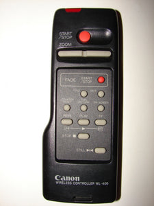 Canon Wireless Controller WL-400 Remote Control for Camcorder, video camera top view